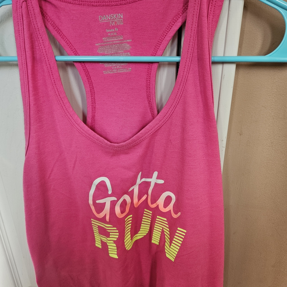 Danskin Now Vibrant Pink Tank Top